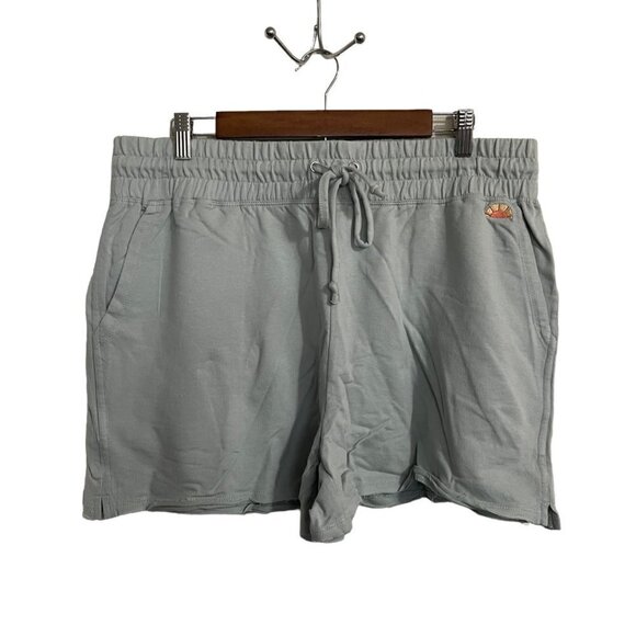 C&C California Womens NWT Green Puritan Grey Paloma French Terry Shorts XL - Picture 2 of 11